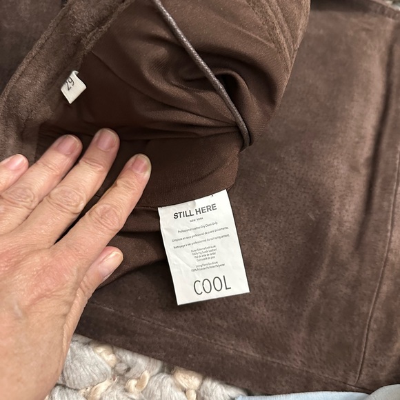 NWT Still Here Cool Jeans in chocolate Suede size 29 - Picture 8 of 9